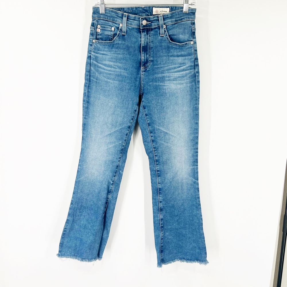 AG Adriano Goldschmied Farrah Boot Cut Crop Jeans High Rise